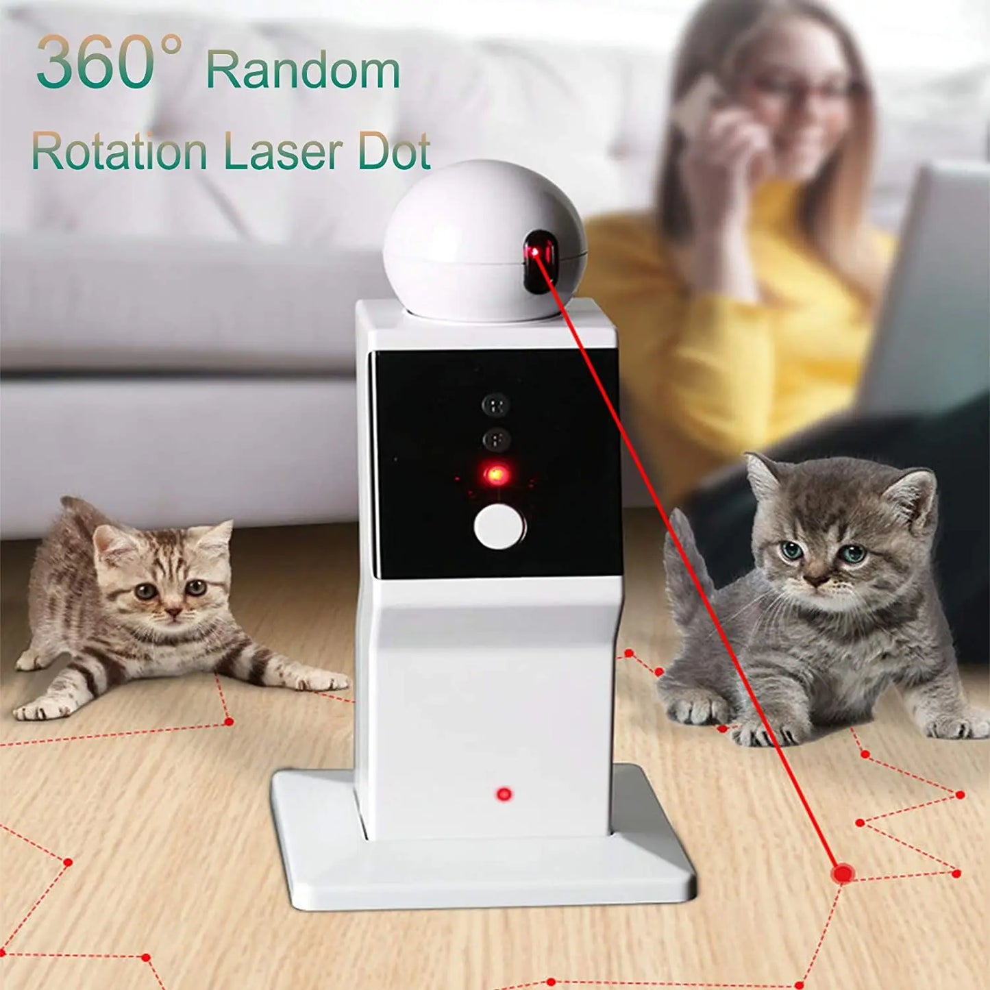 Automatic laser toy 