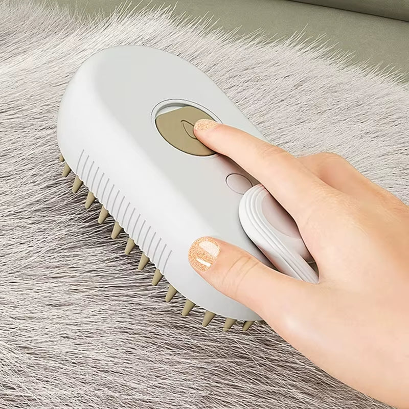 3 in 1 Cat Steam Brush Electric Cat Comb Pet Massage Comb for Cats Spray Water Cat Bath Brushes Pet Grooming Supplies