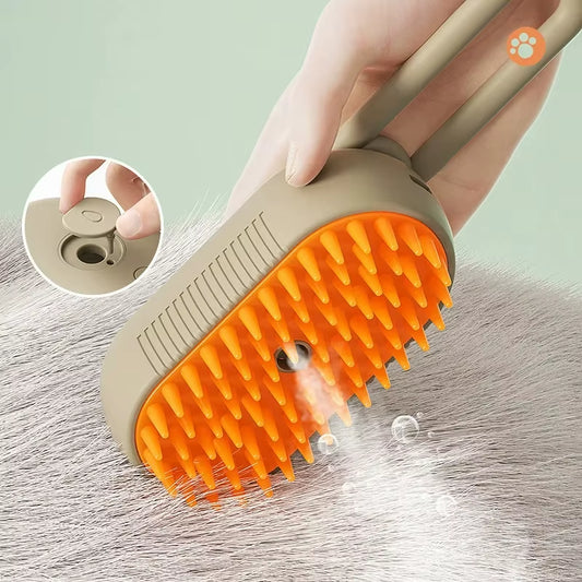 3 in 1 Cat Steam Brush Electric Cat Comb Pet Massage Comb for Cats Spray Water Cat Bath Brushes Pet Grooming Supplies